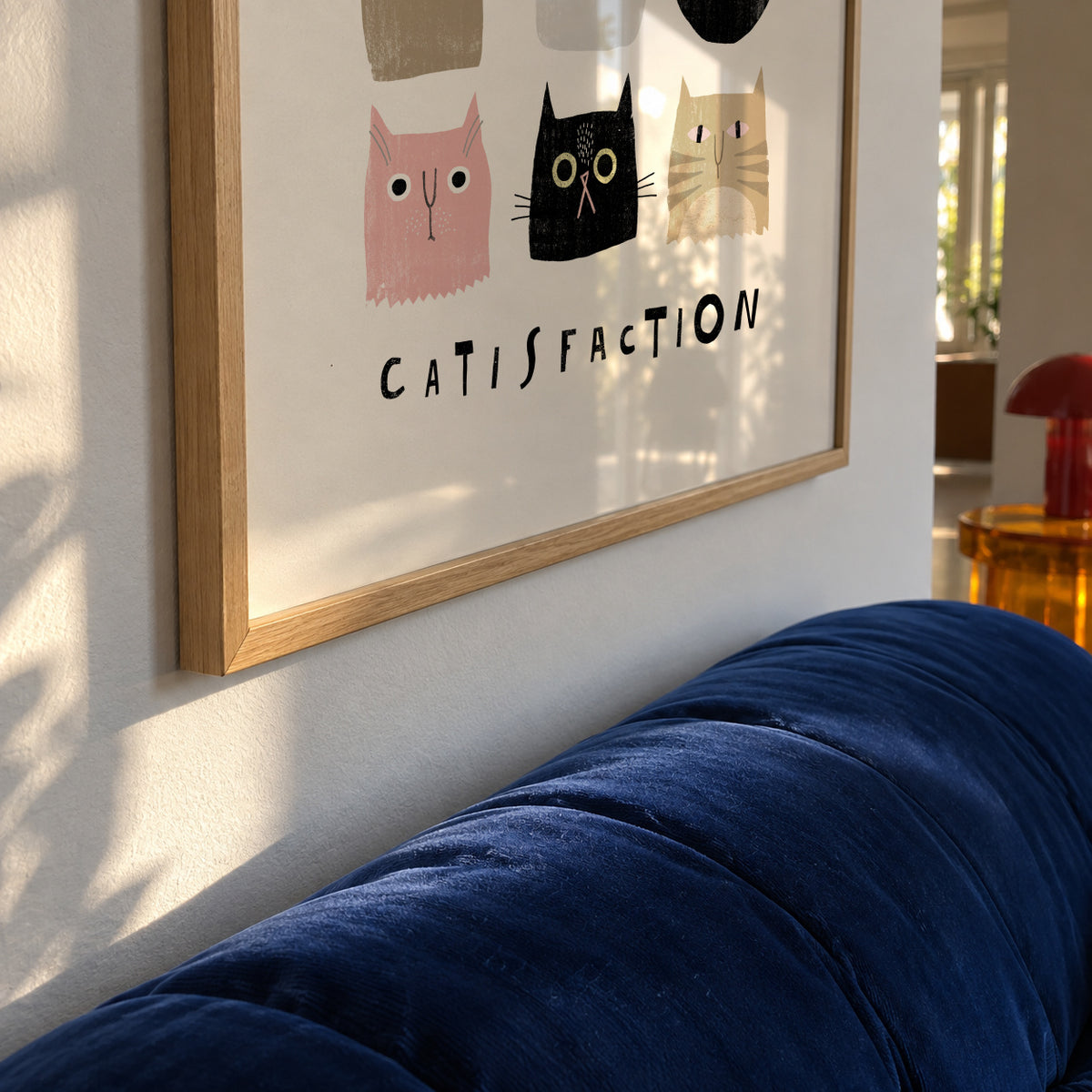 Catisfaction 1 - Framed poster detail