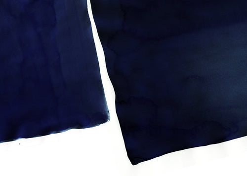 Minimalistisch design navy blauw horizontale blokken