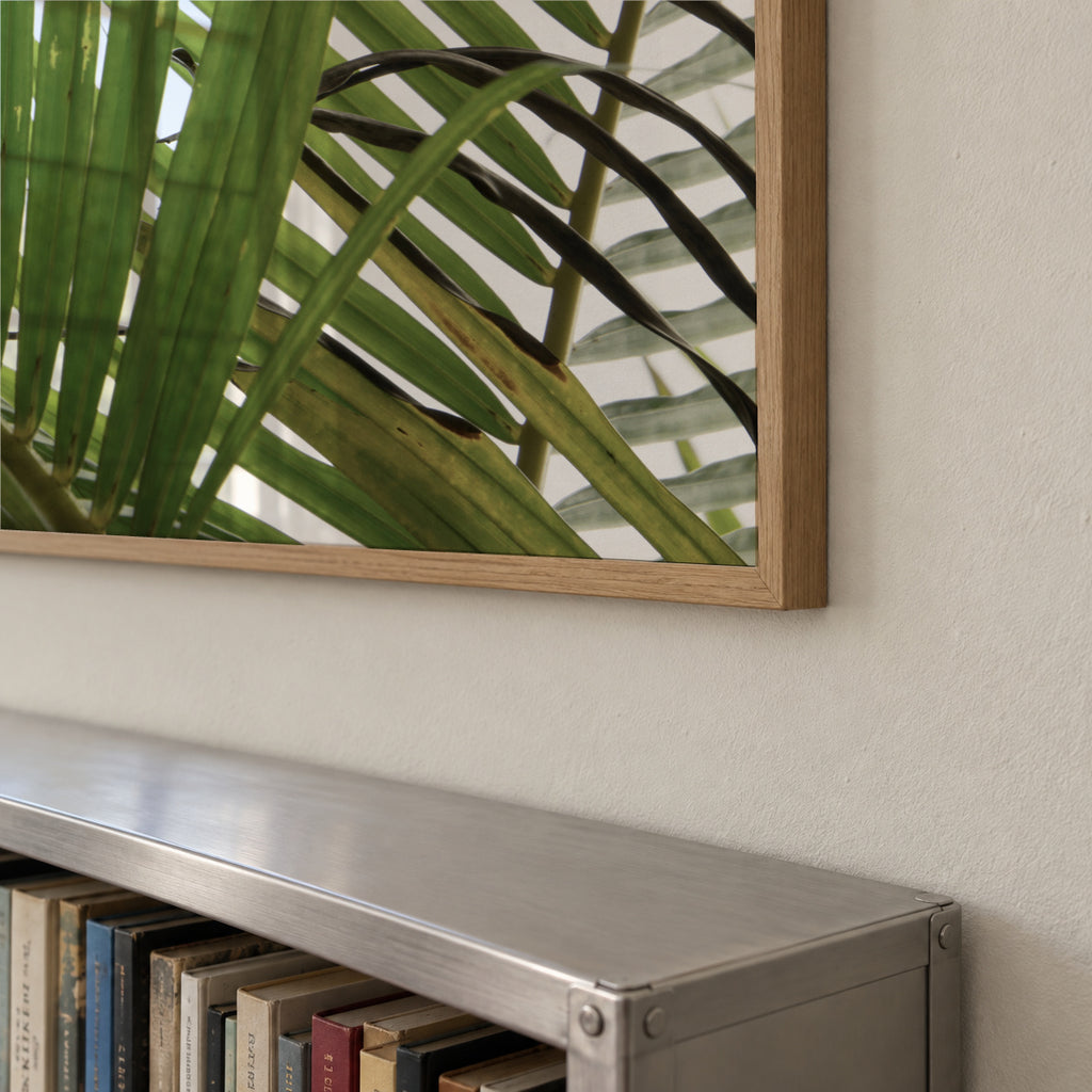 Palm Leaves 02 - Framed poster detail