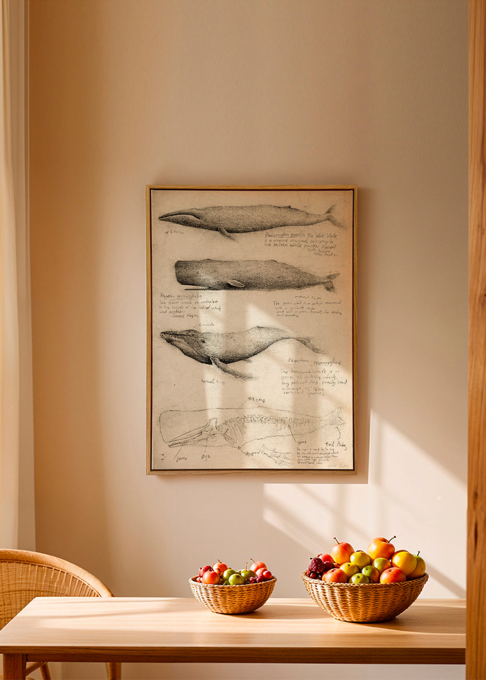 Artwork: wal anatomie schets