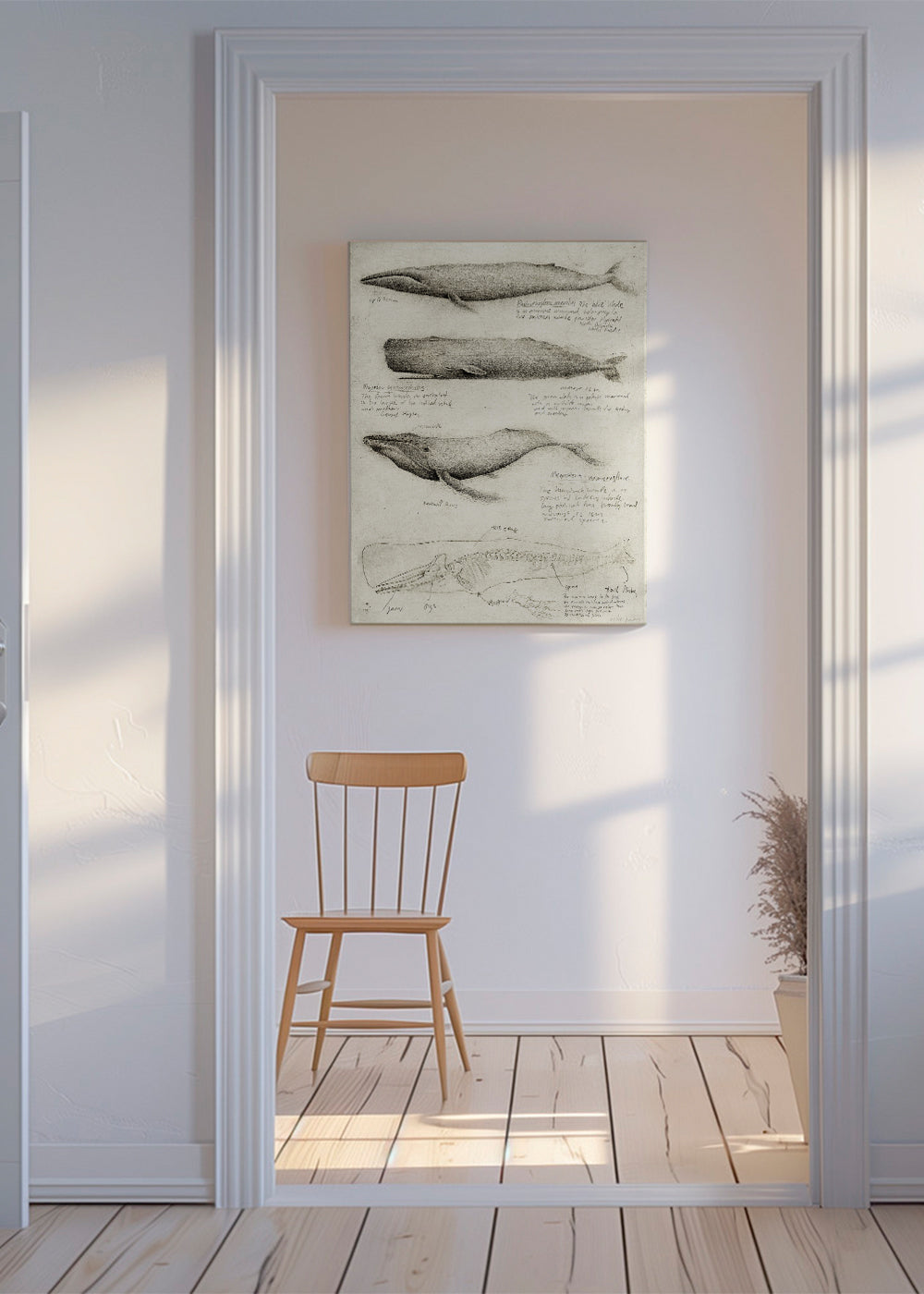 Artwork: wal anatomie schets