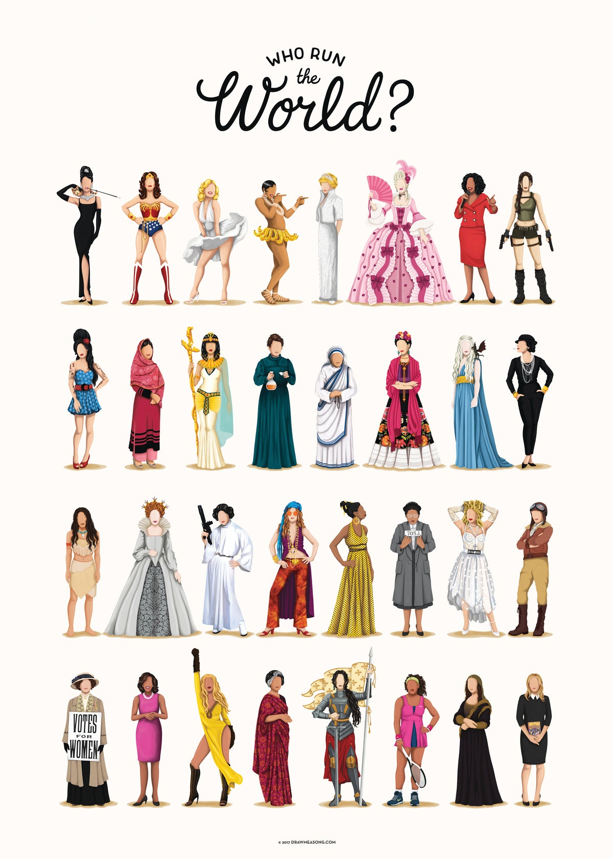 Run the World - Unframed art print