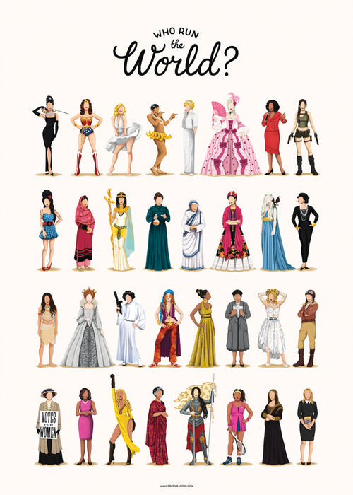 Illustratie Vrouwen: Iconen in Rijen
