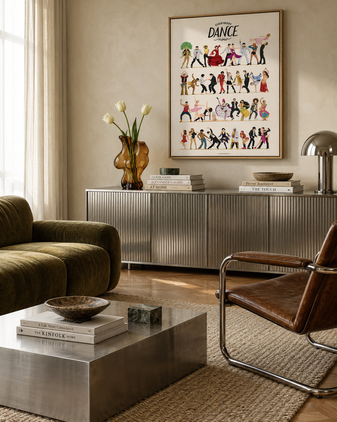 Everybody Dance Now - Framed canvas in an interior