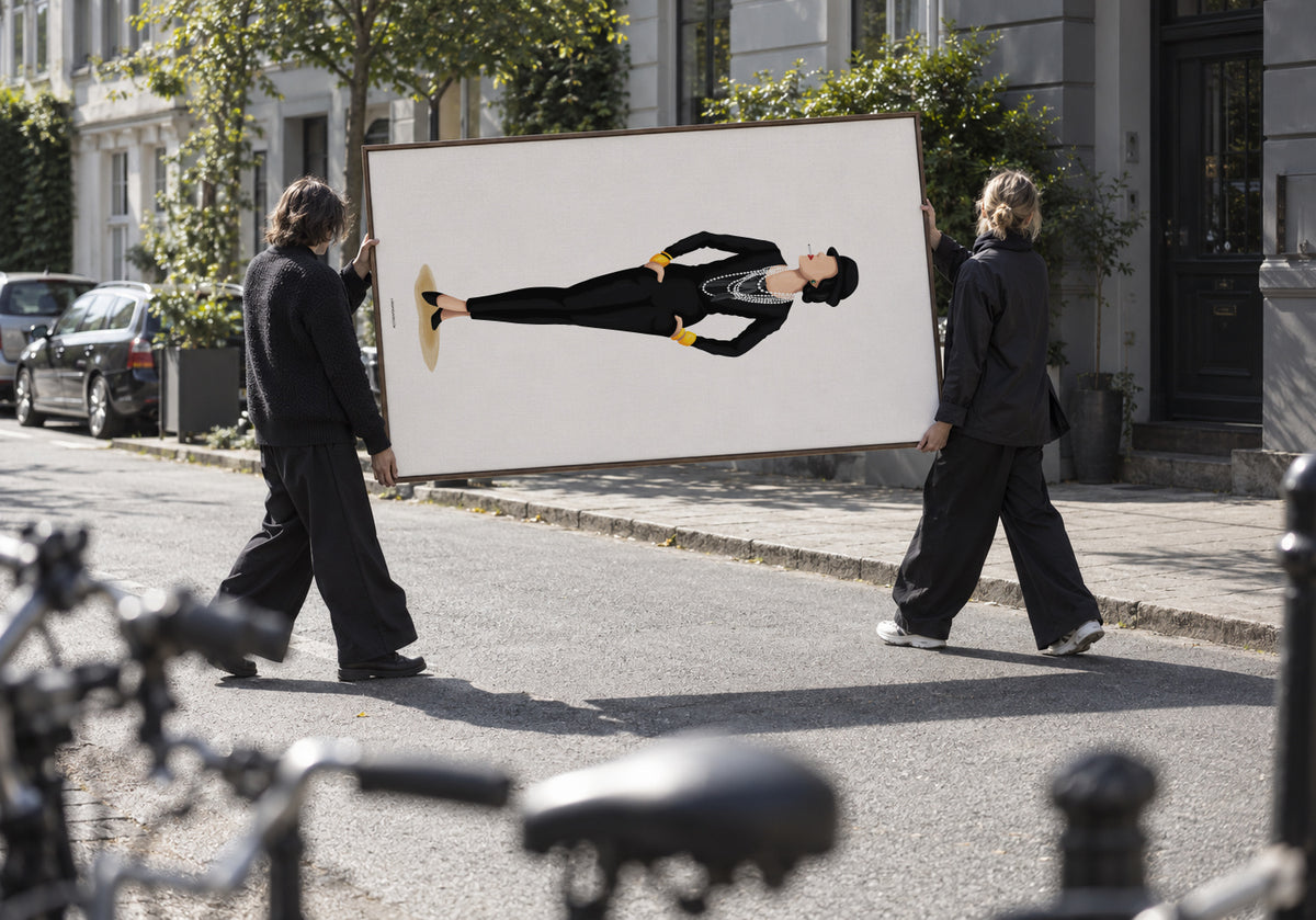Coco Chanel - Framed canvas in an interior