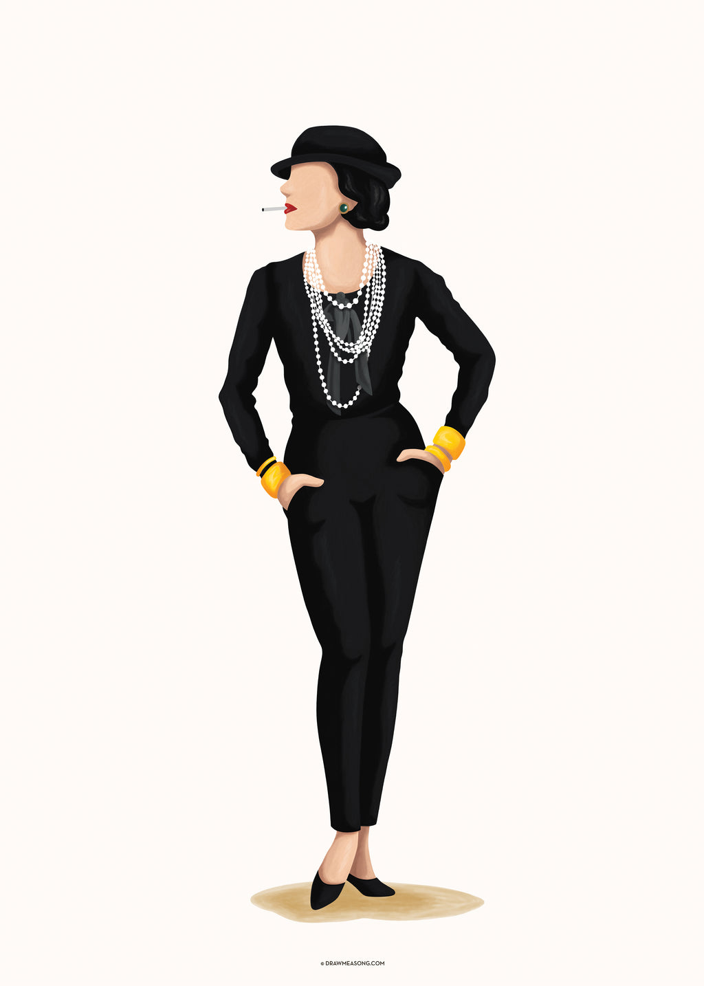 Coco Chanel - Unframed art print