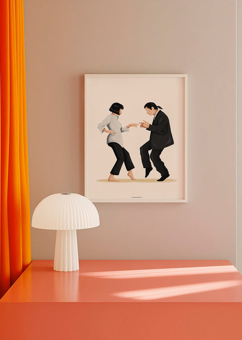Illustratie dansend koppel
