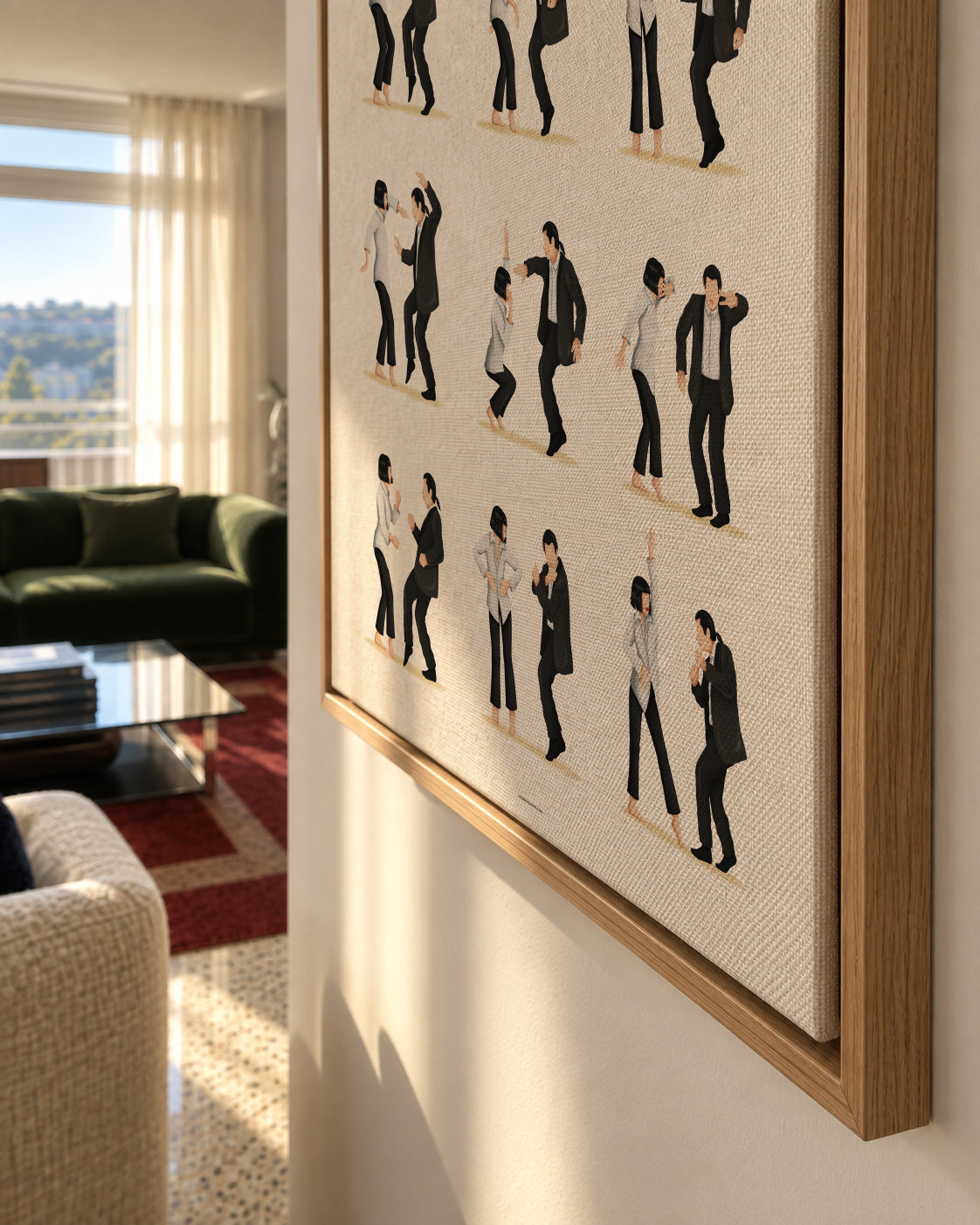 Pulp Fiction Extended - Framed canvas detail