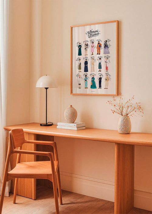 Vrouwen van de Wetenschap illustratieportretten