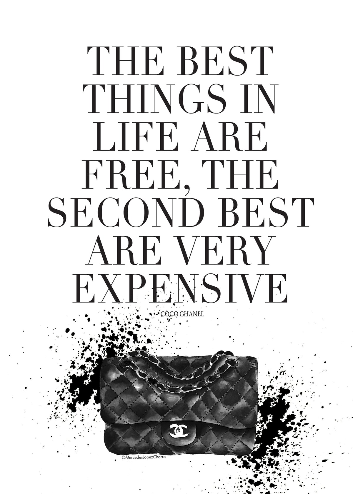 Best things in life - Unframed art print
