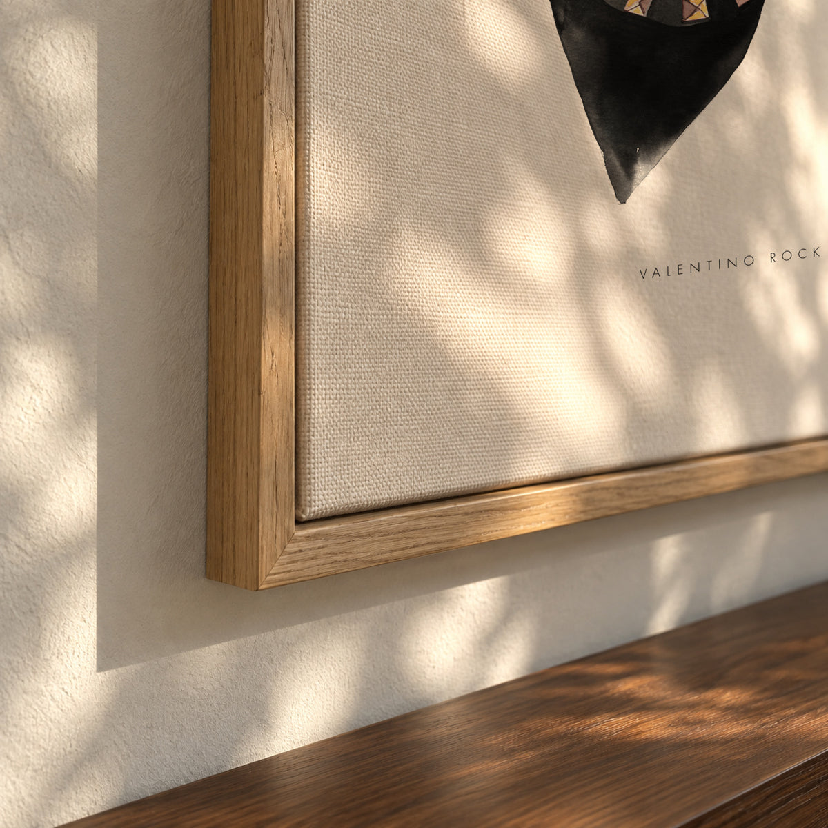 Valentino rock studs - Framed canvas detail