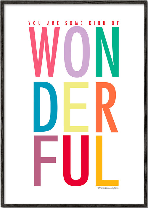 Typografische illustratie met positieve tekst