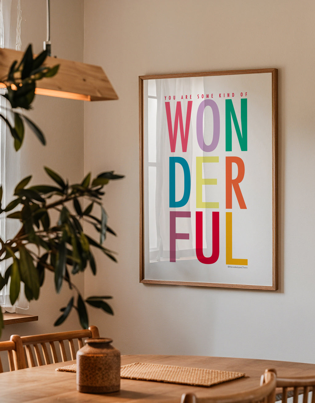 Some kind of wonderful - Framed poster detail