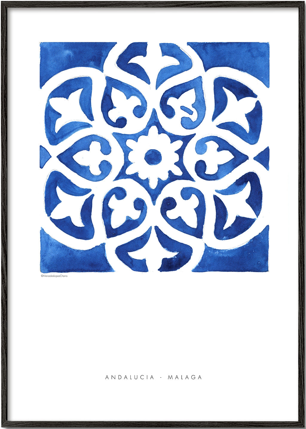Tile Malaga blue