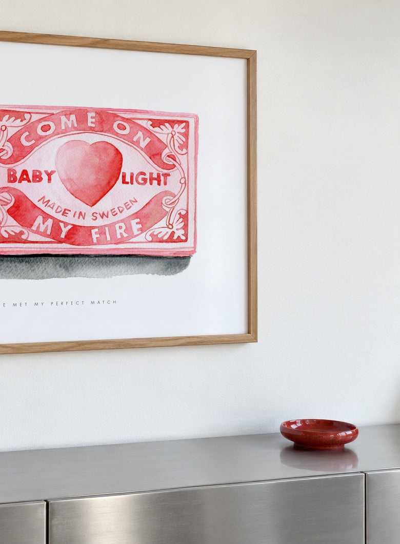 Perfect match - Framed poster detail