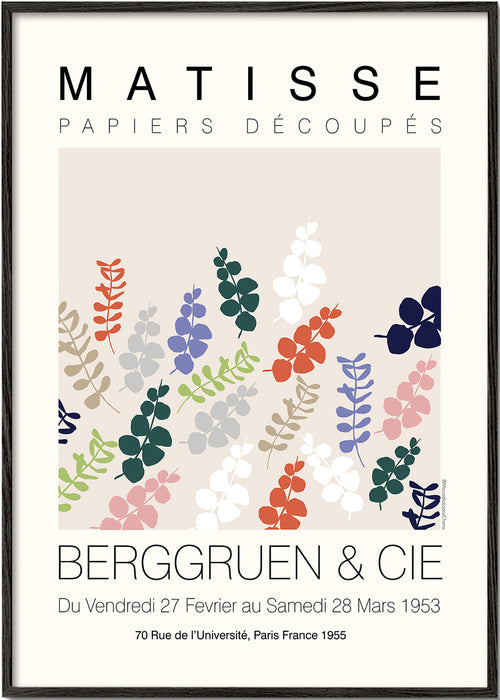 Botanische poster Matisse uitgesneden bladeren