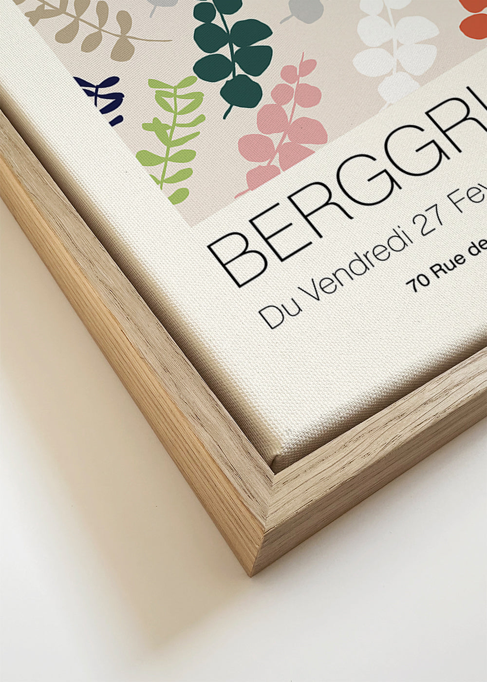Botanische poster Matisse uitgesneden bladeren