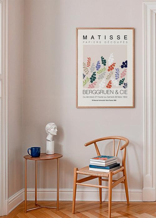 Botanische poster Matisse uitgesneden bladeren