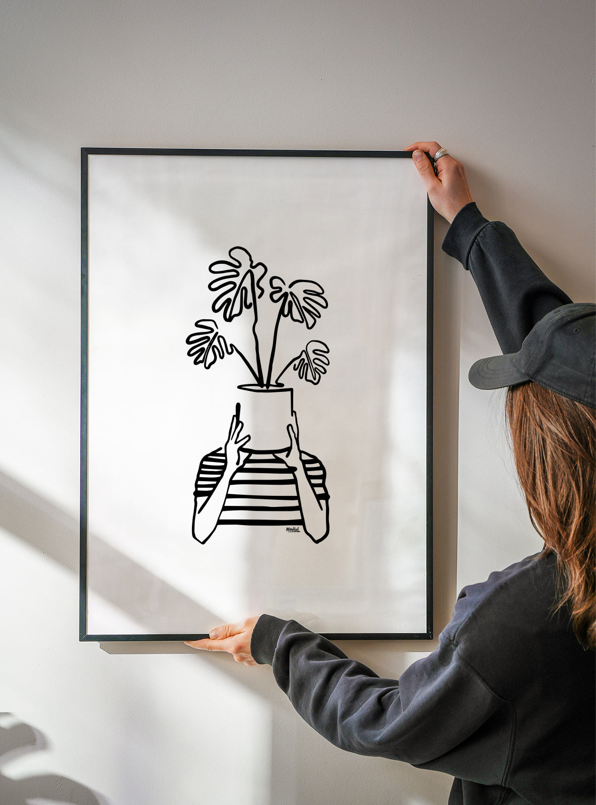 Mood plants - Framed poster detail
