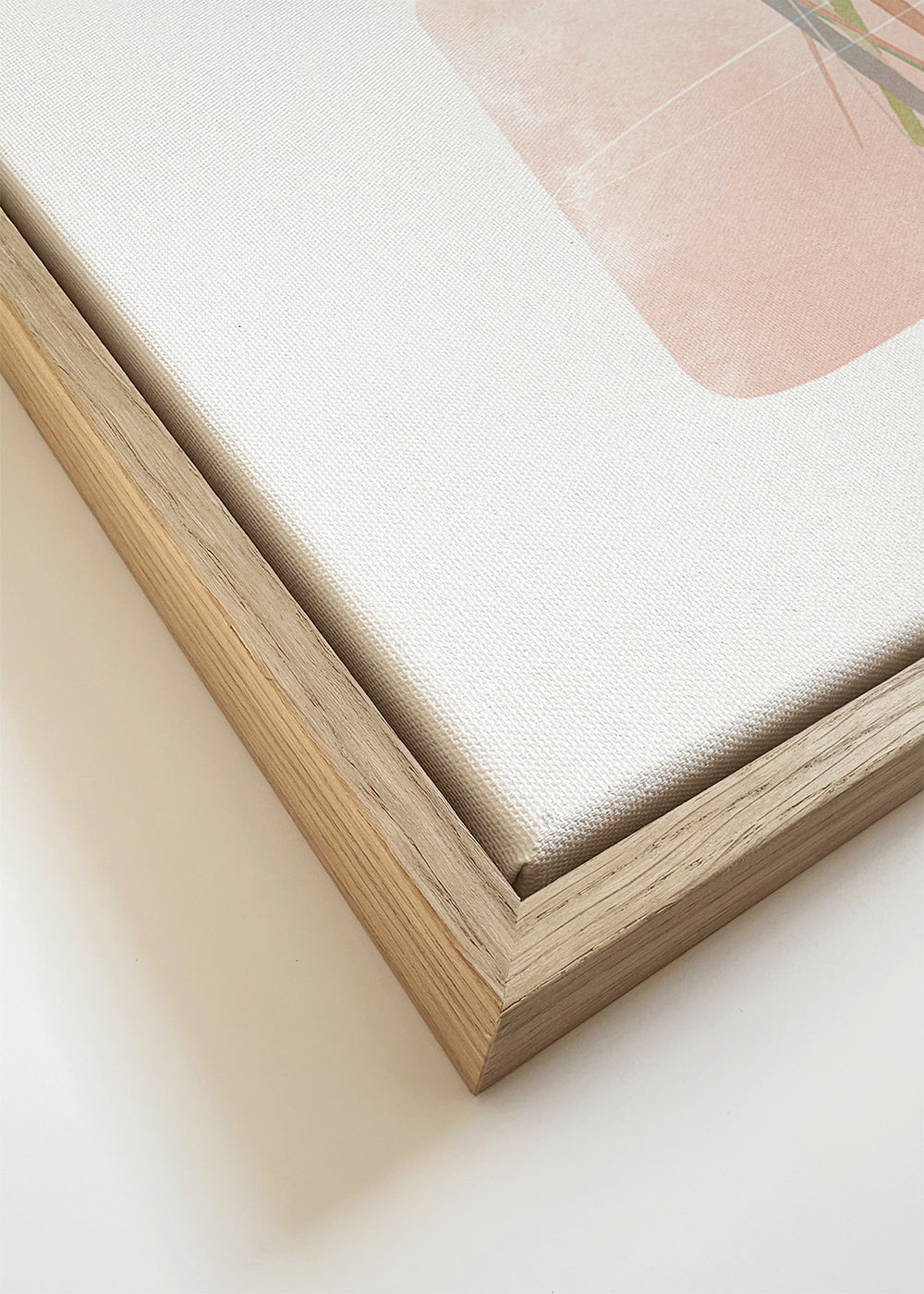 Botanische poster met roze vaasboeket