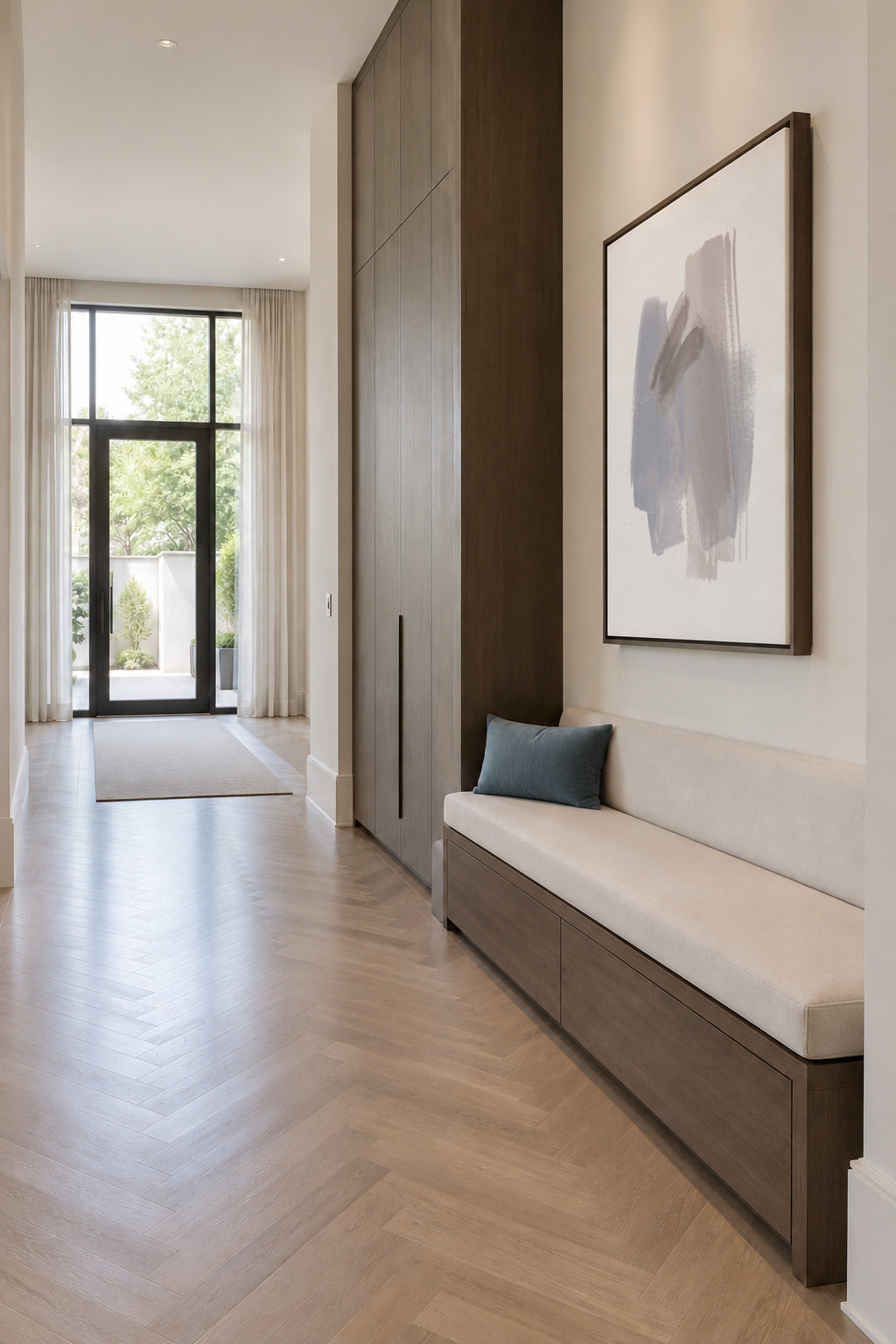 Stroke Venedig - Framed canvas in an interior