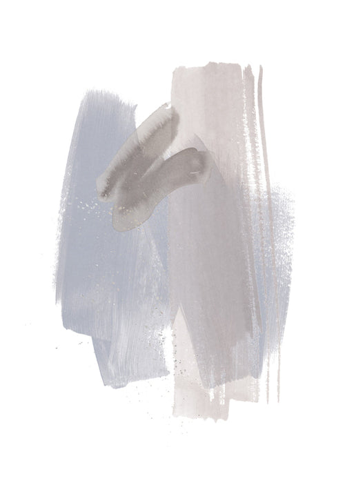Abstract kunst pastel penseelstreken verticaal