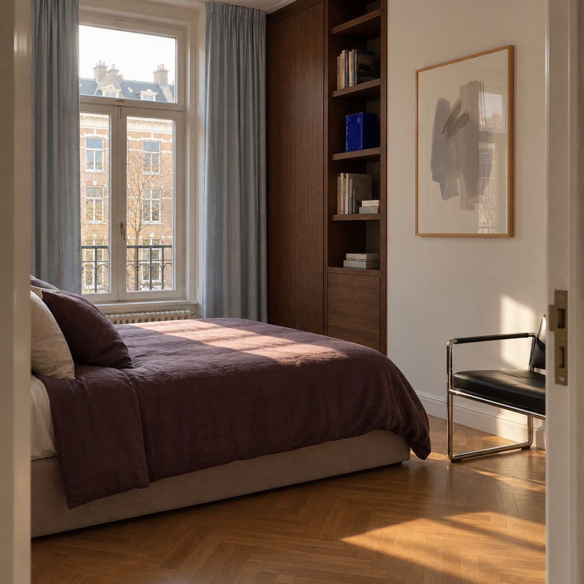 Stroke Venedig - Framed poster in an interior