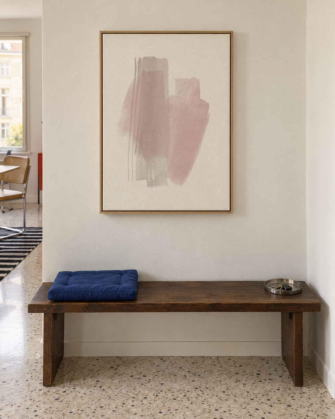 Stroke Madrid - Framed canvas in an interior