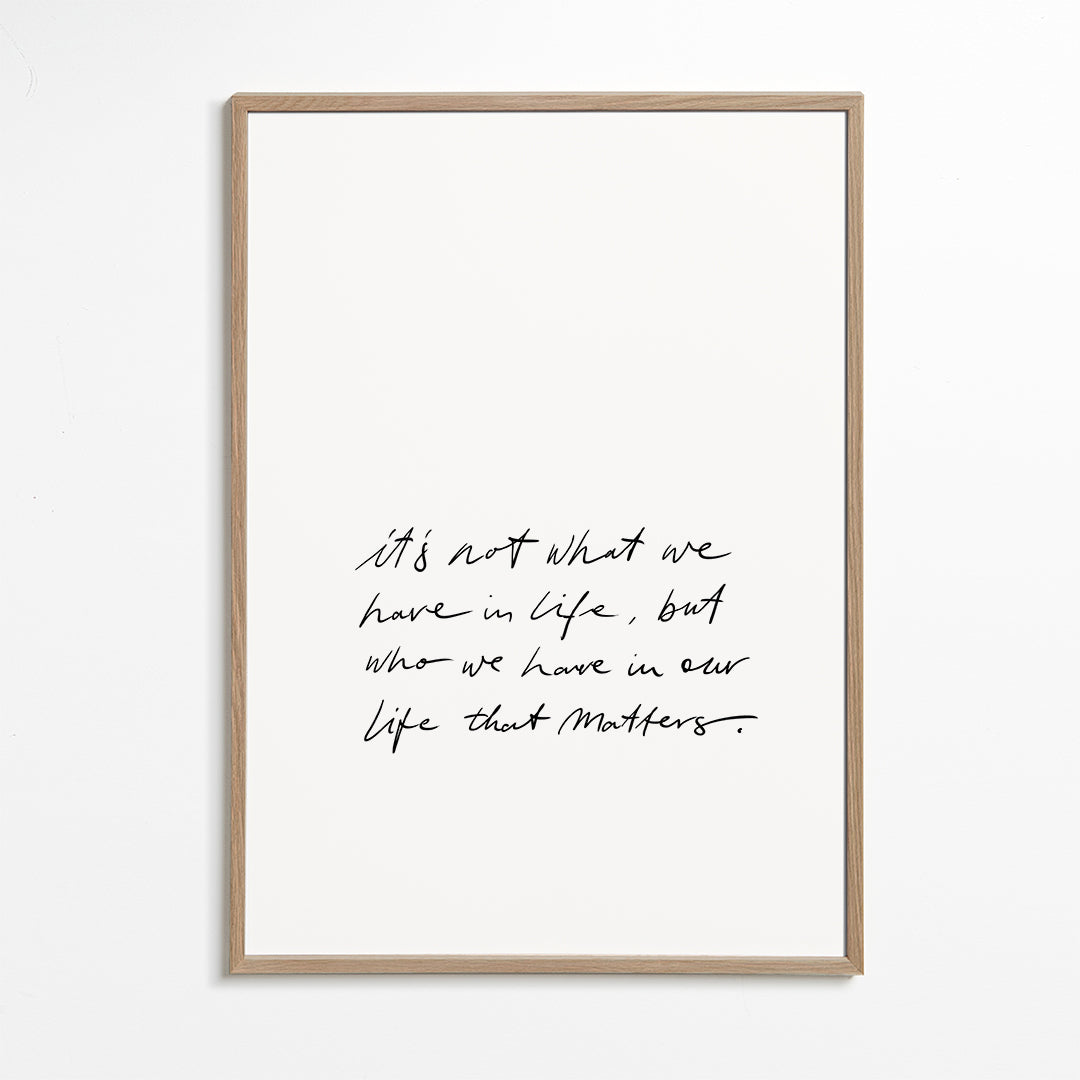 Matters