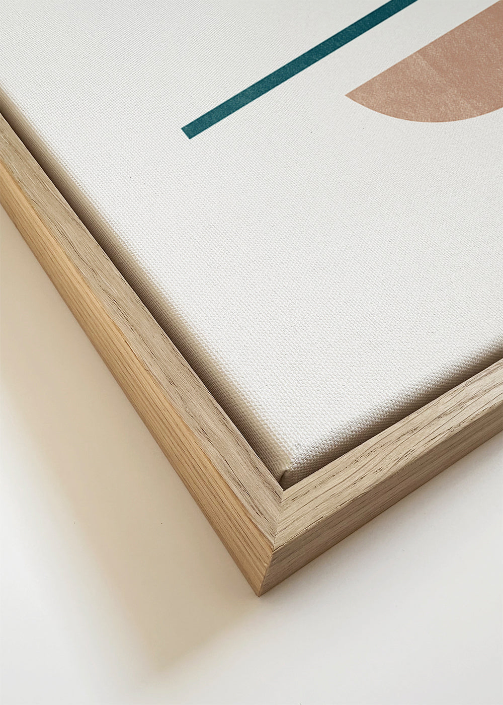 Geometrische poster met zachte vormen