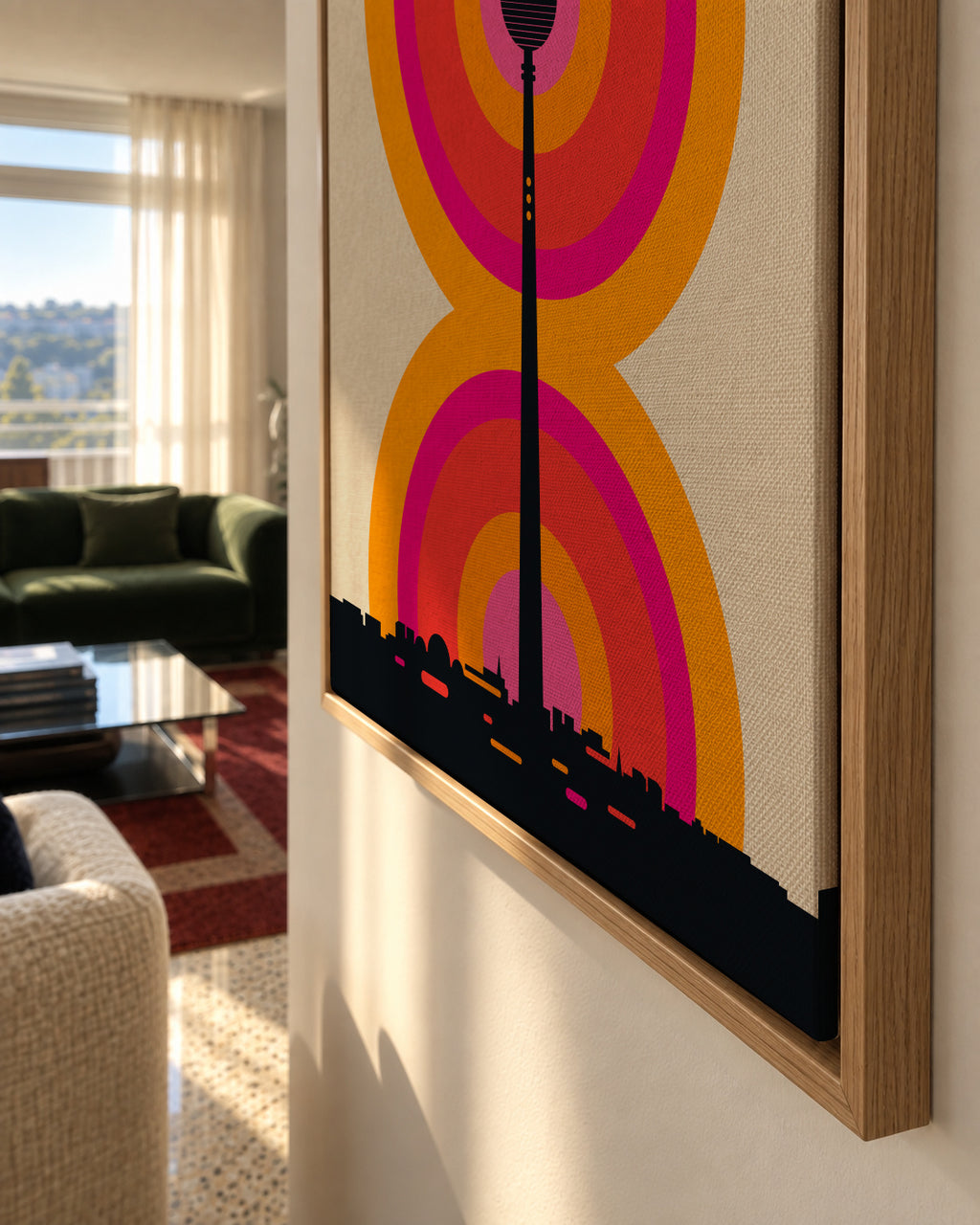 Berlin 69 - Framed canvas detail