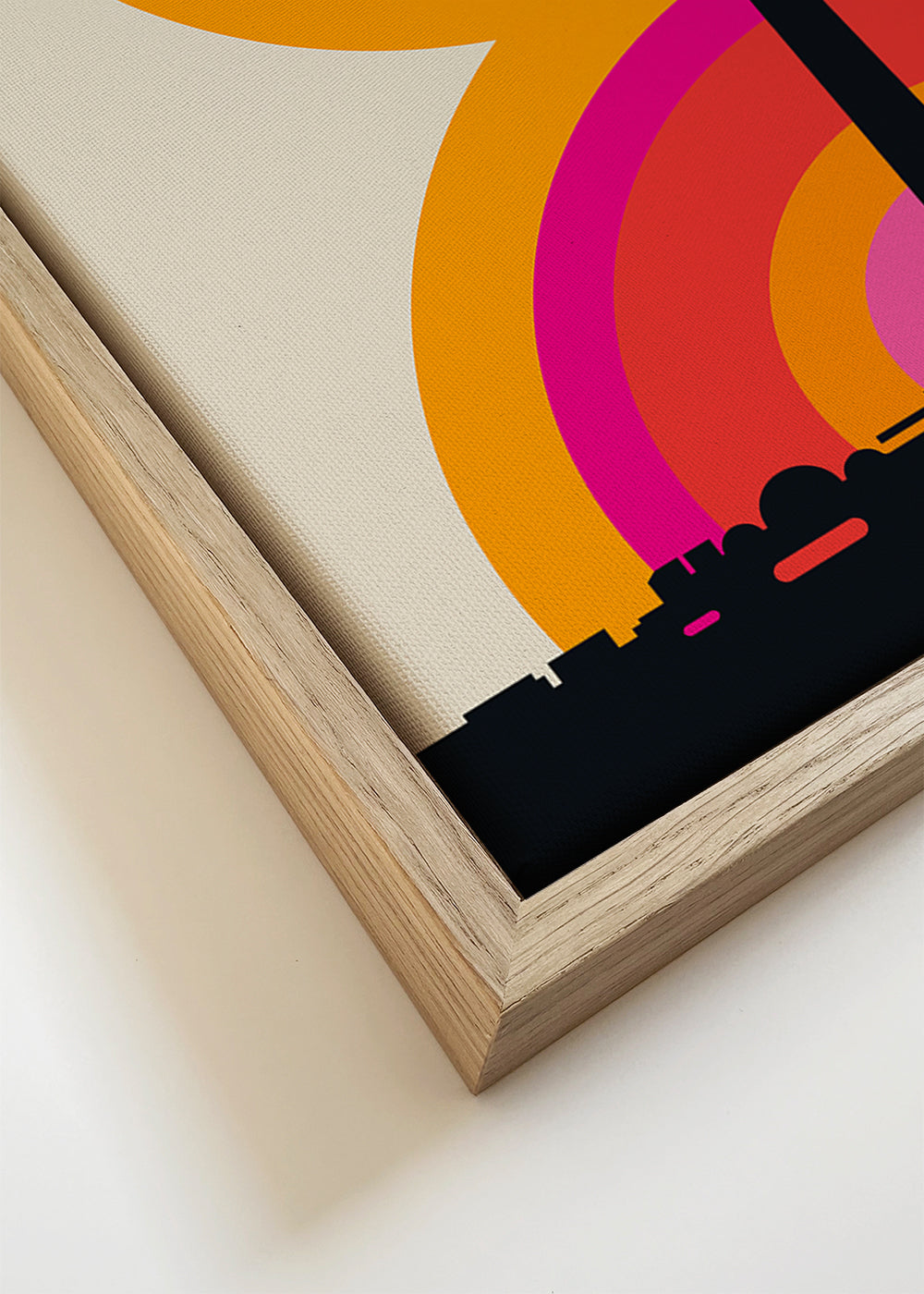 Stadskunst Berlin 69 toren silhouet poster