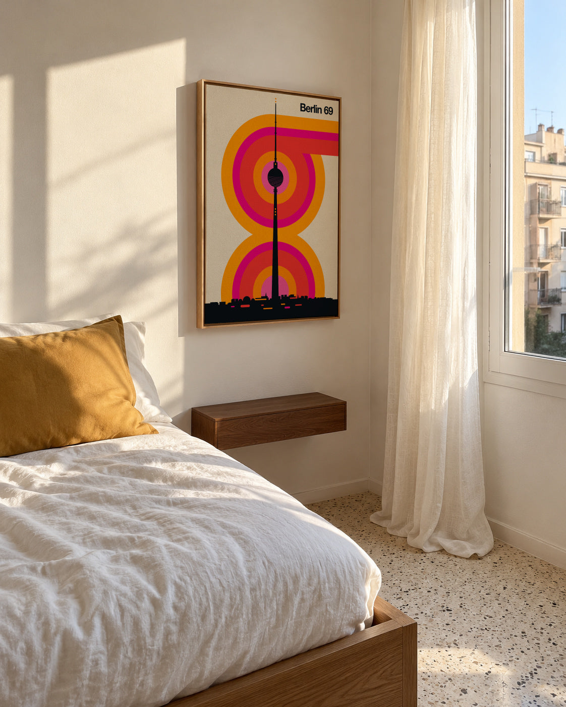 Berlin 69 - Framed canvas in an interior