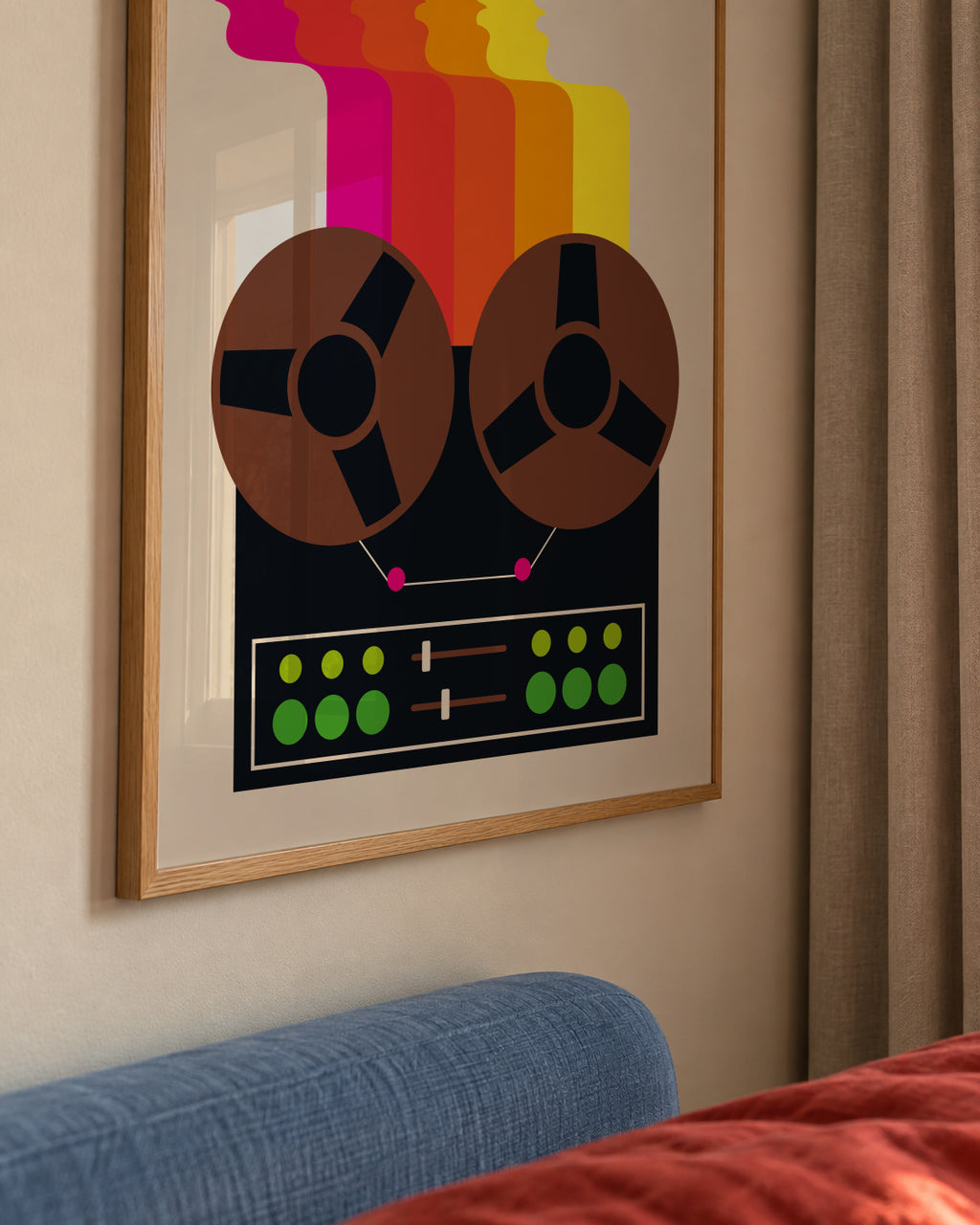 Chicago 68 - Framed poster detail