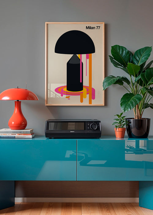 Illustratie Milan 77 Geometrisch