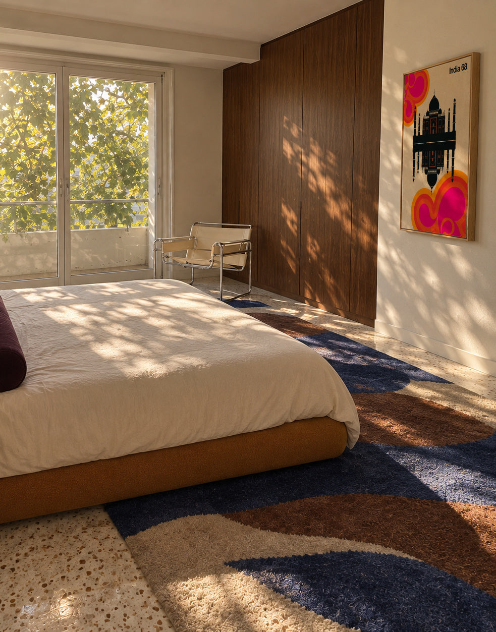 India 68 - Framed canvas in an interior