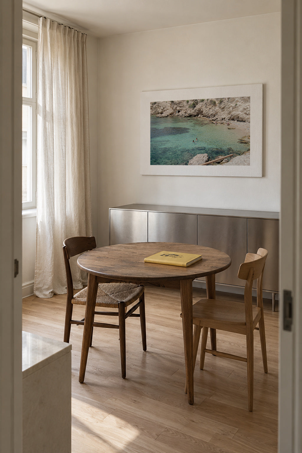 Ibiza III - Unframed canvas in an interior