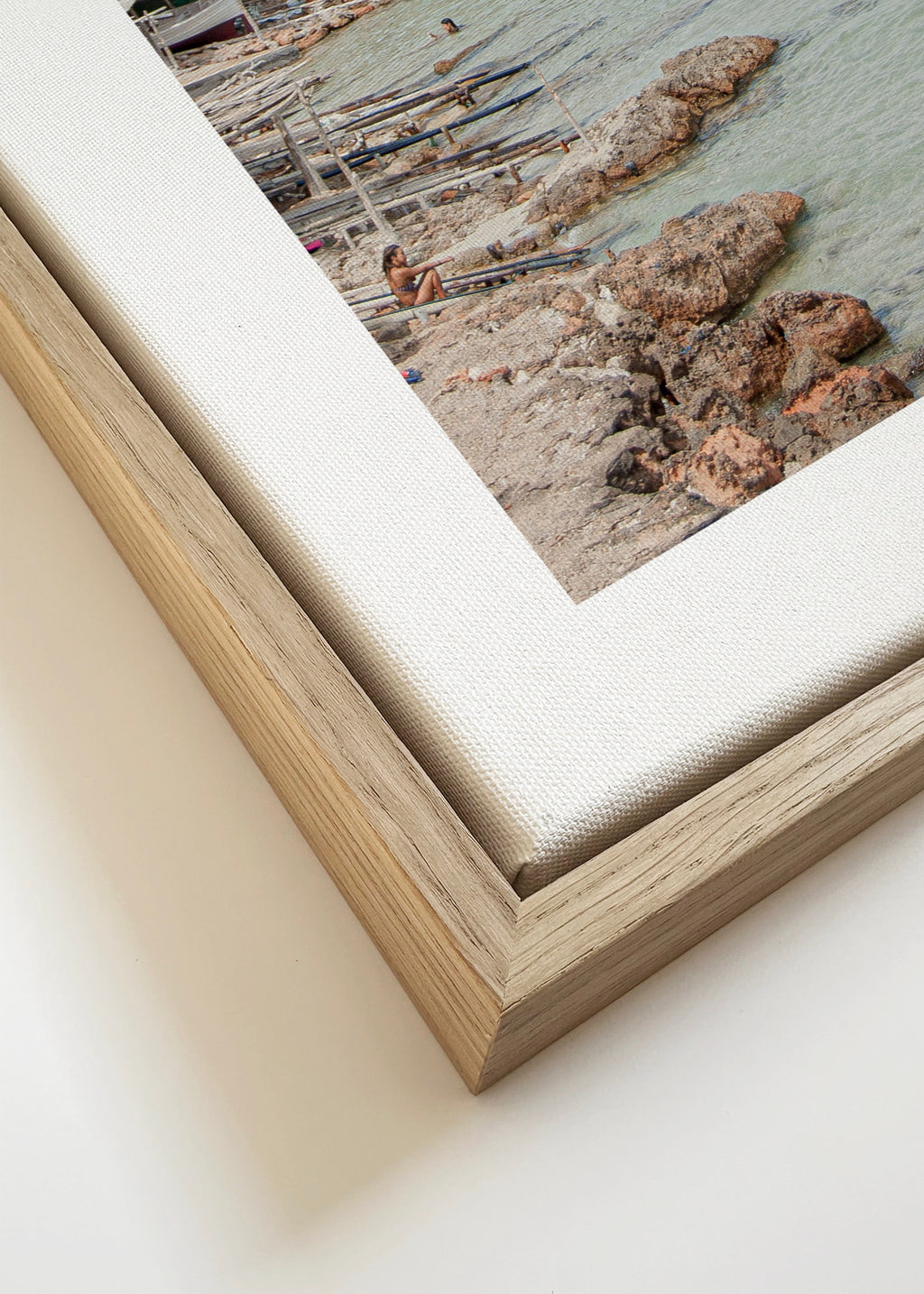 Formentera XXIV - Framed canvas detail