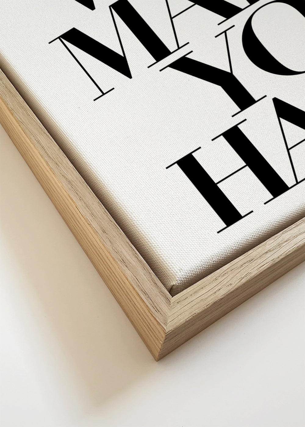 Zwart-wit typografie kunst motiverend