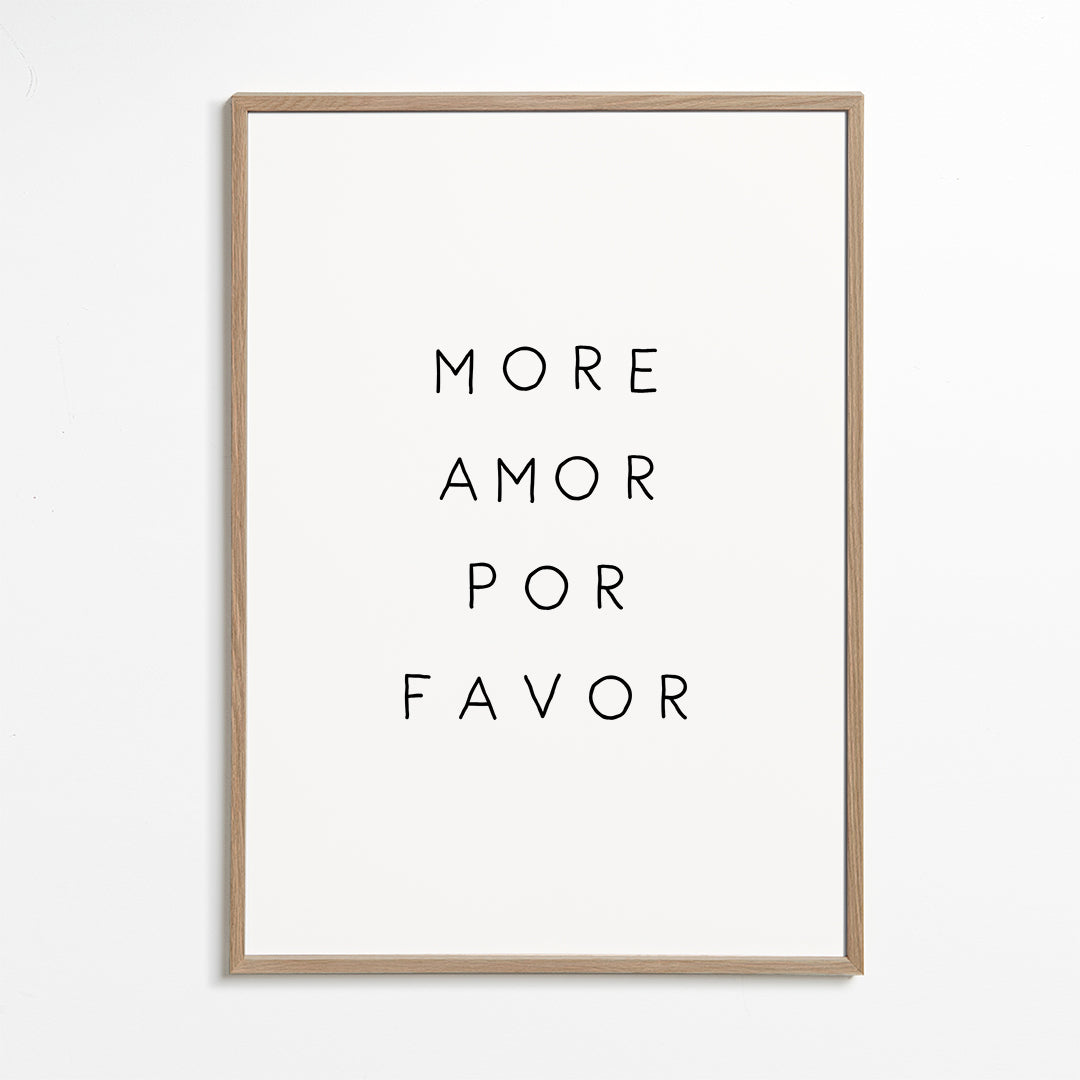 Zwart-wit poster met gecentreerde typografische tekst
