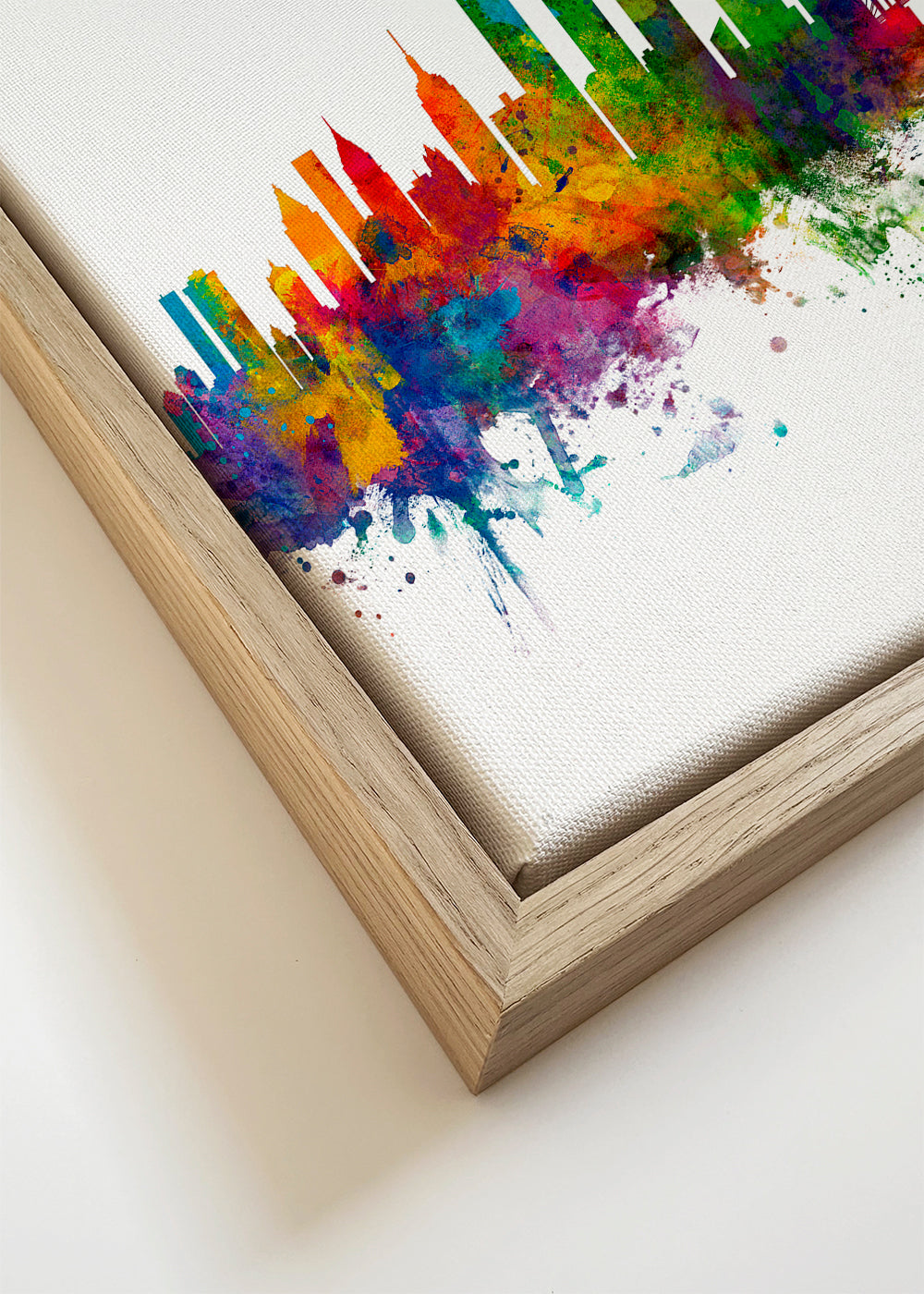 Reisposter: New York aquarel skyline