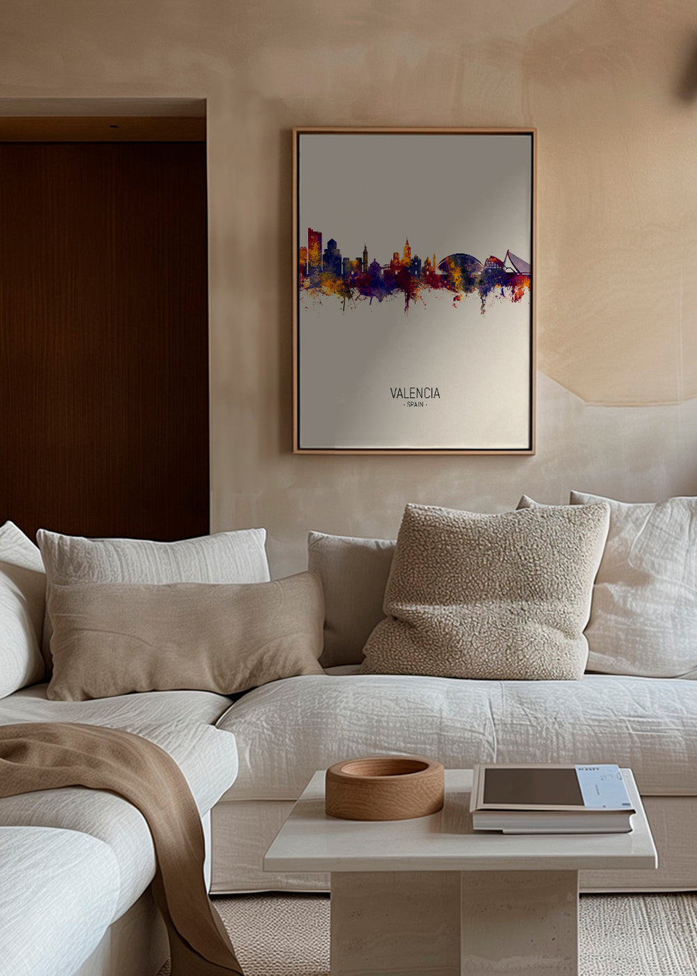 Valencia skyline beige