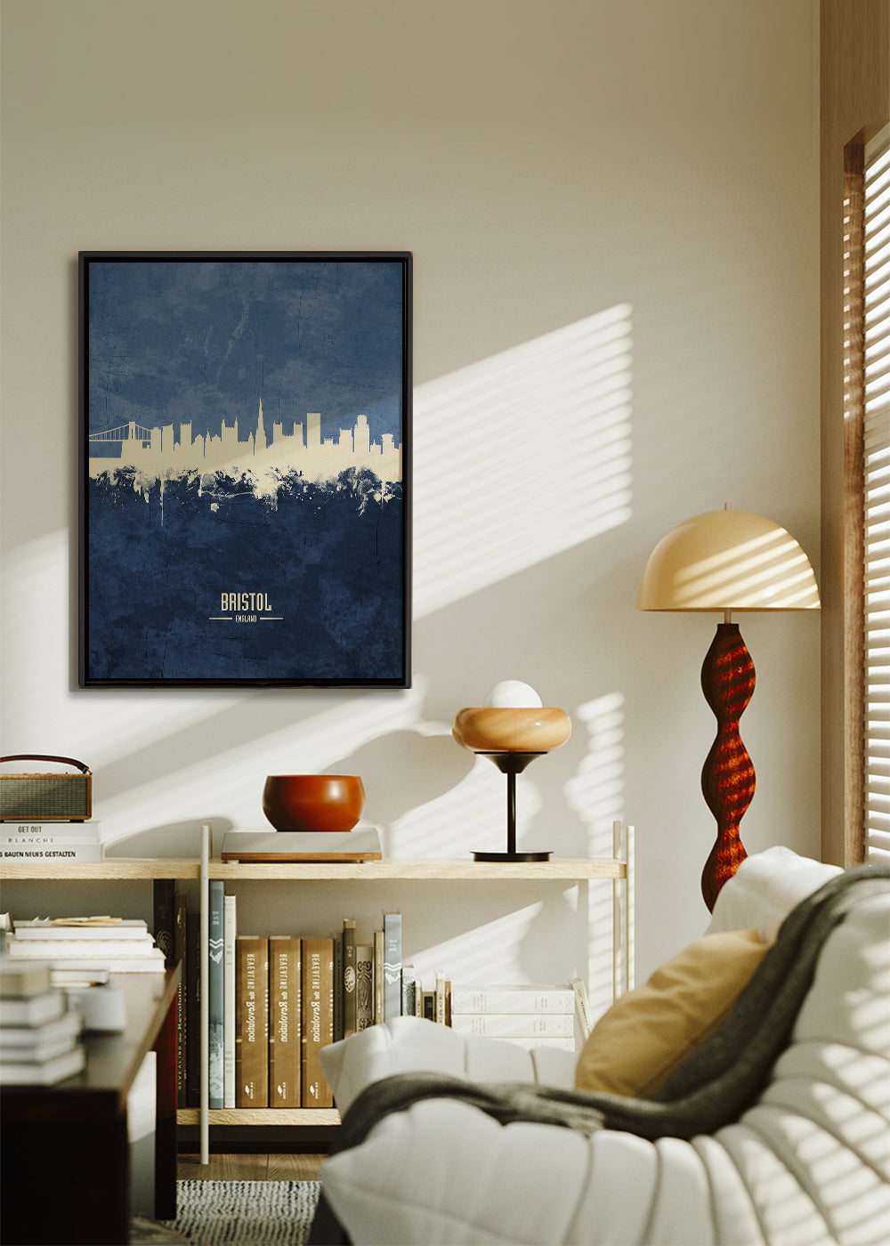 Bristol skyline bleu