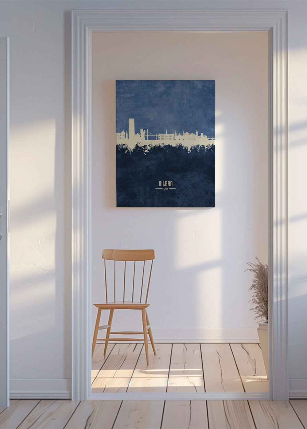 Bilbao Skyline bleu