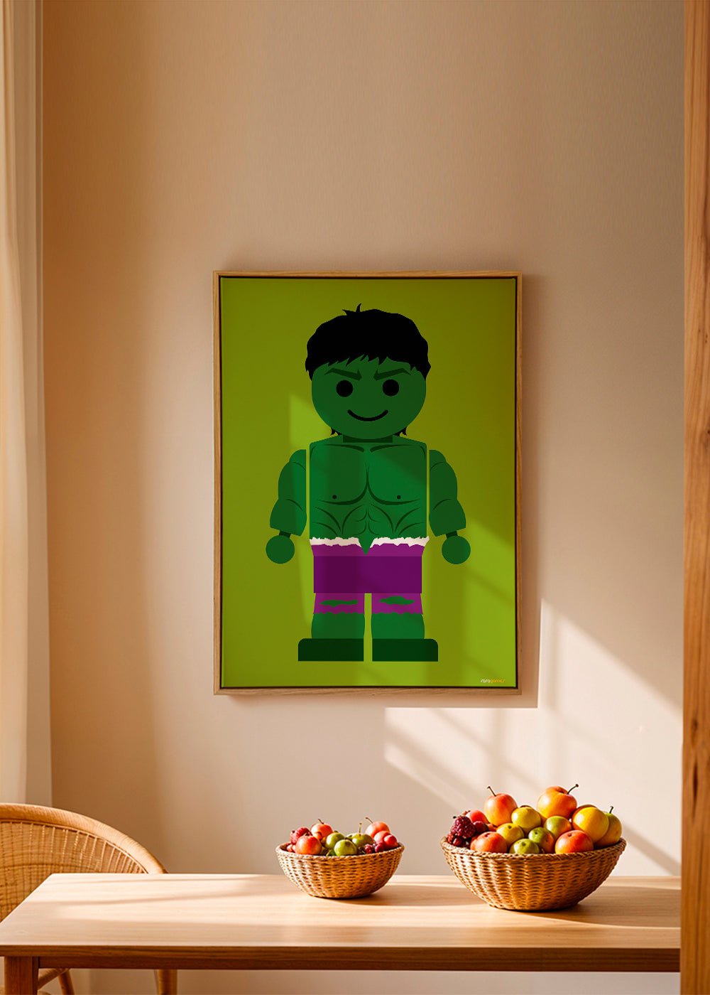 Kinderposter Hulk speelgoed