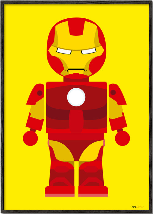 Kinderposter Ironman speelgoed