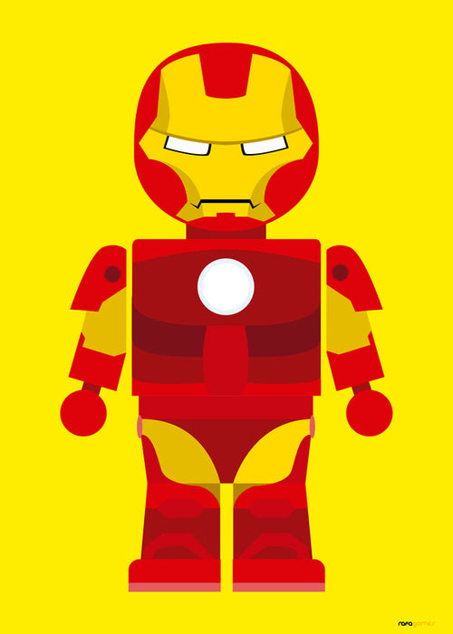 Kinderposter Ironman speelgoed