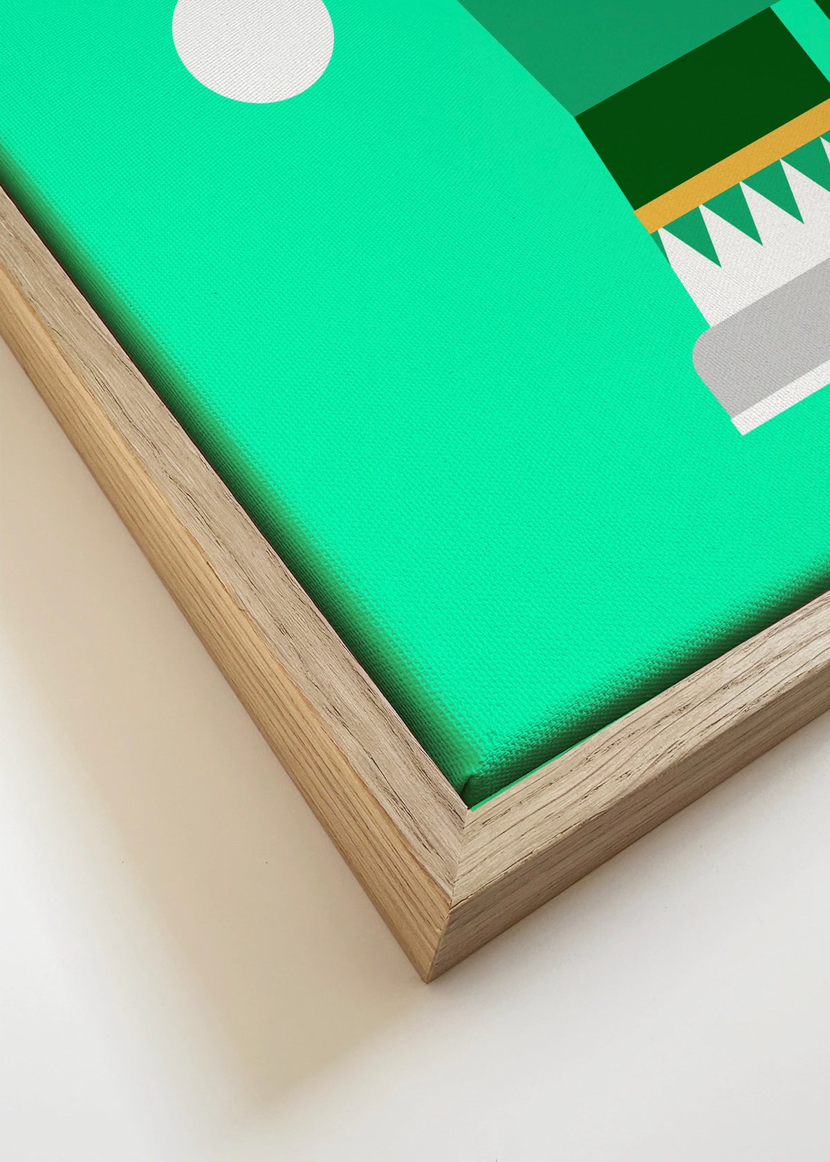 Toy Power Ranger Green - Framed canvas detail