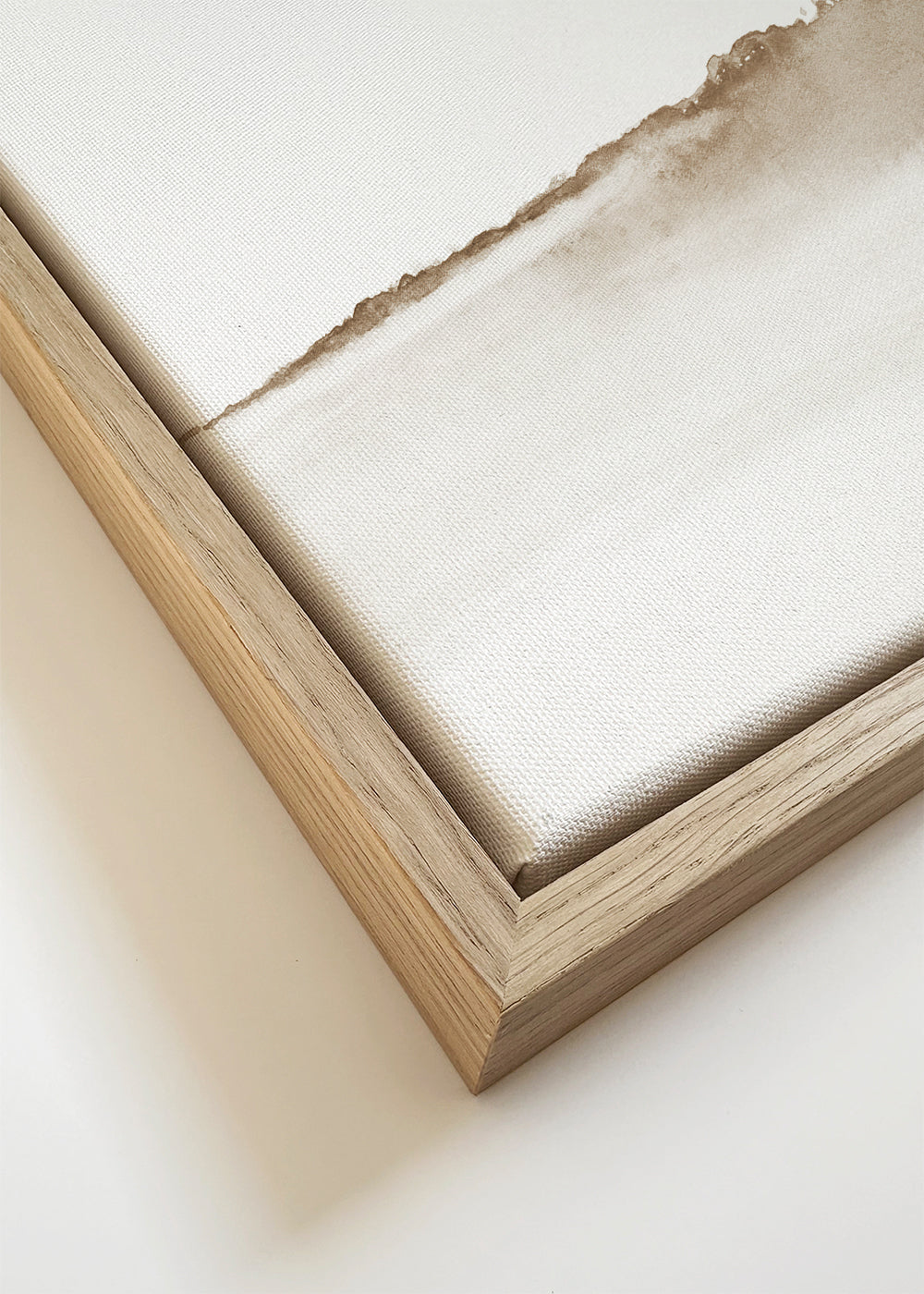 Sepia aquarel landschap