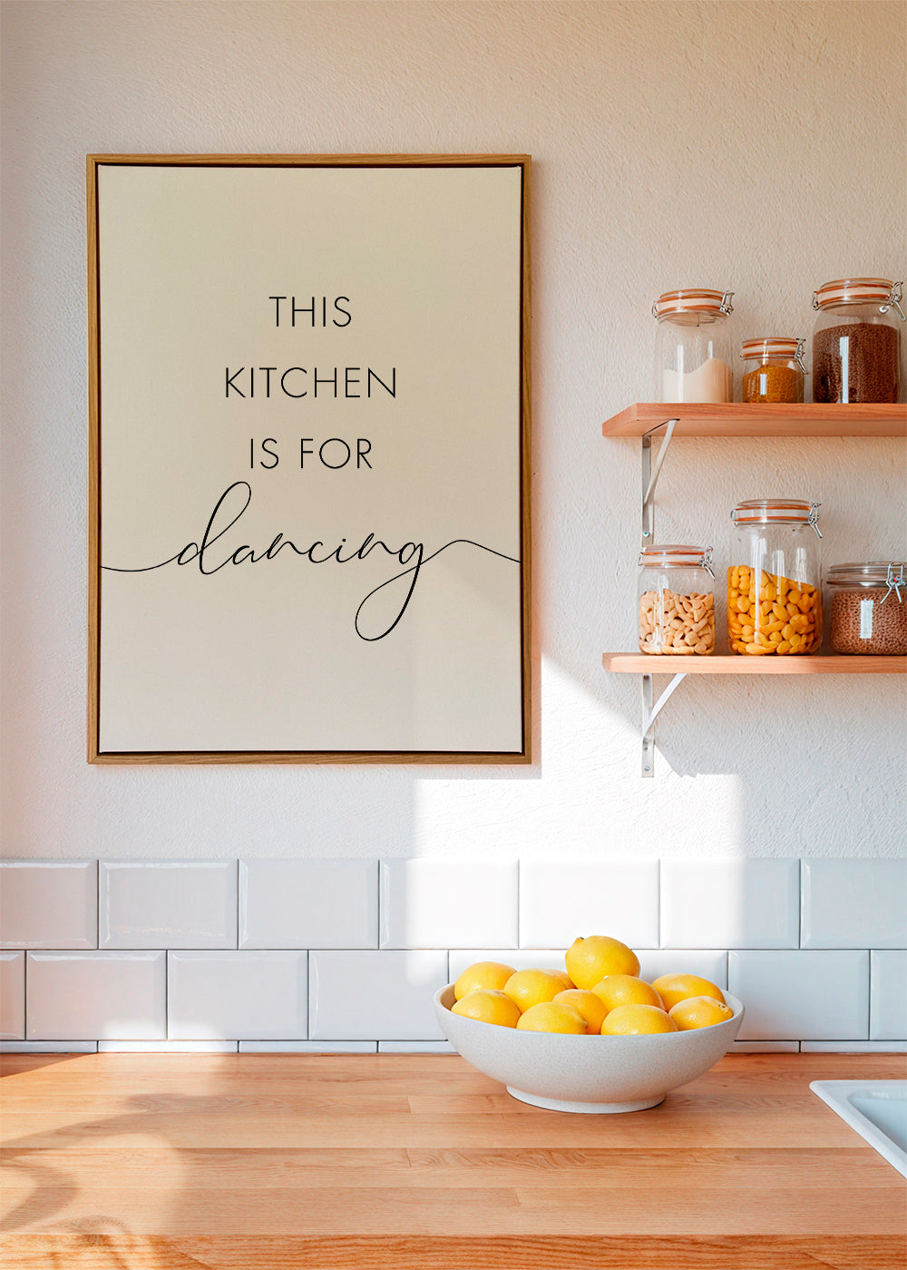 This kitchen is for dancing